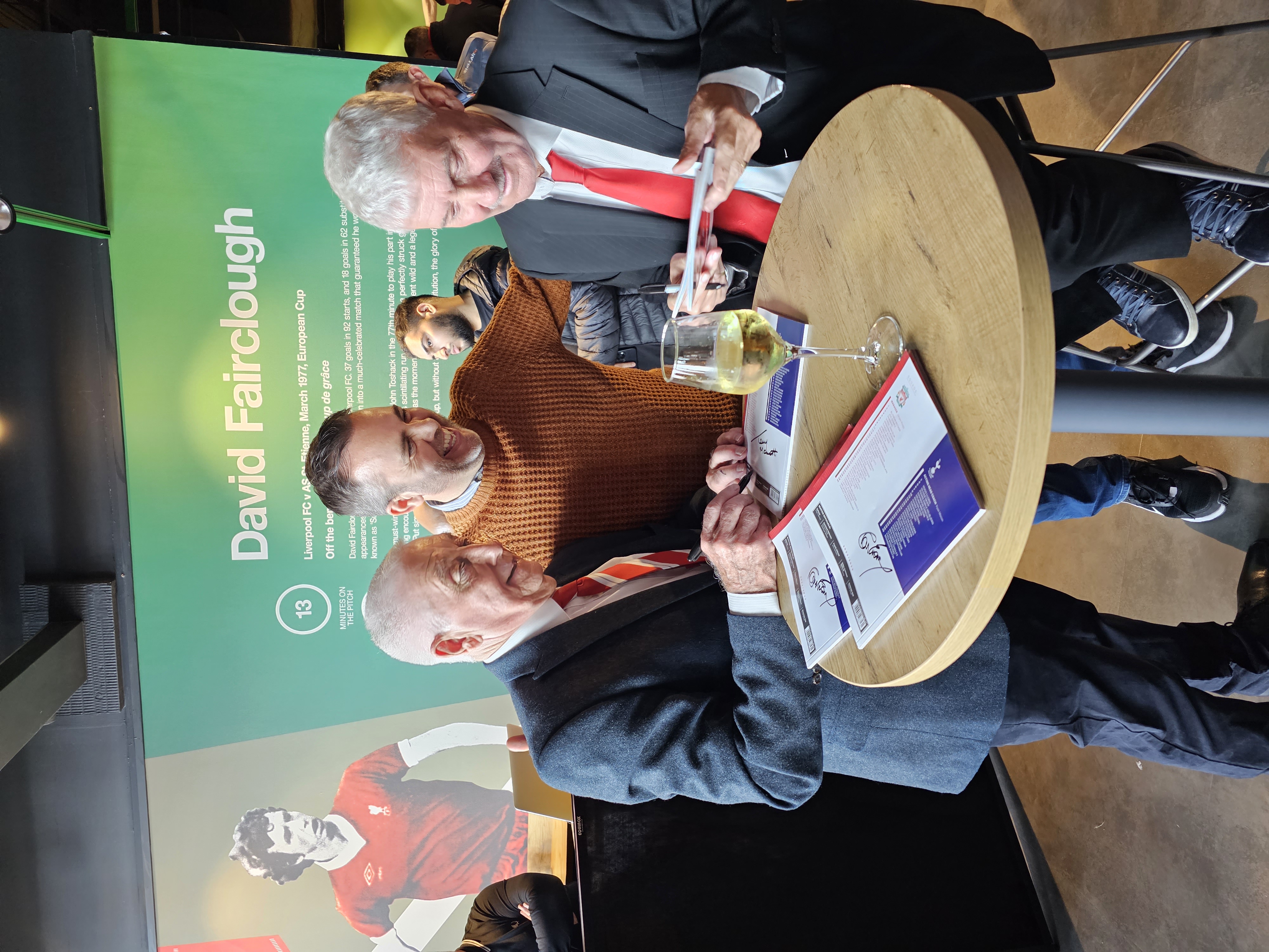 Meeting Liverpool FC legends