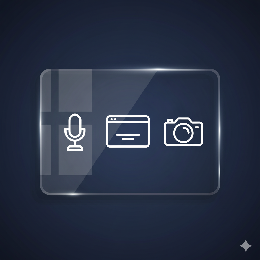 Snapshot of lecture recording guide checklist layout