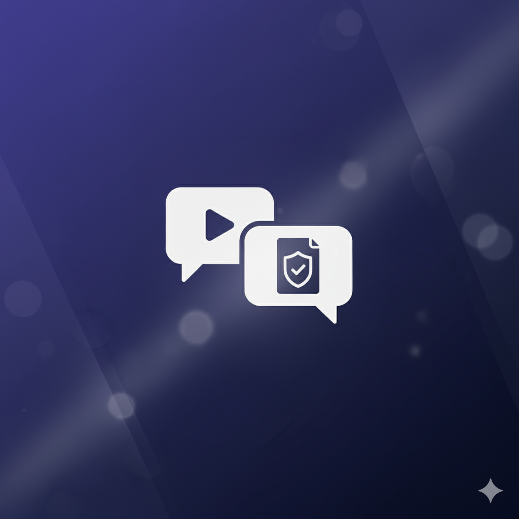 Chatbot interface summarising recording policy guidance